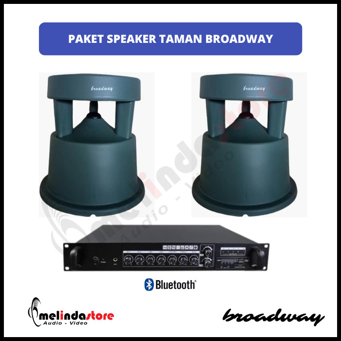 Paket Speaker Outdoor Taman Broadway | 2 Speaker